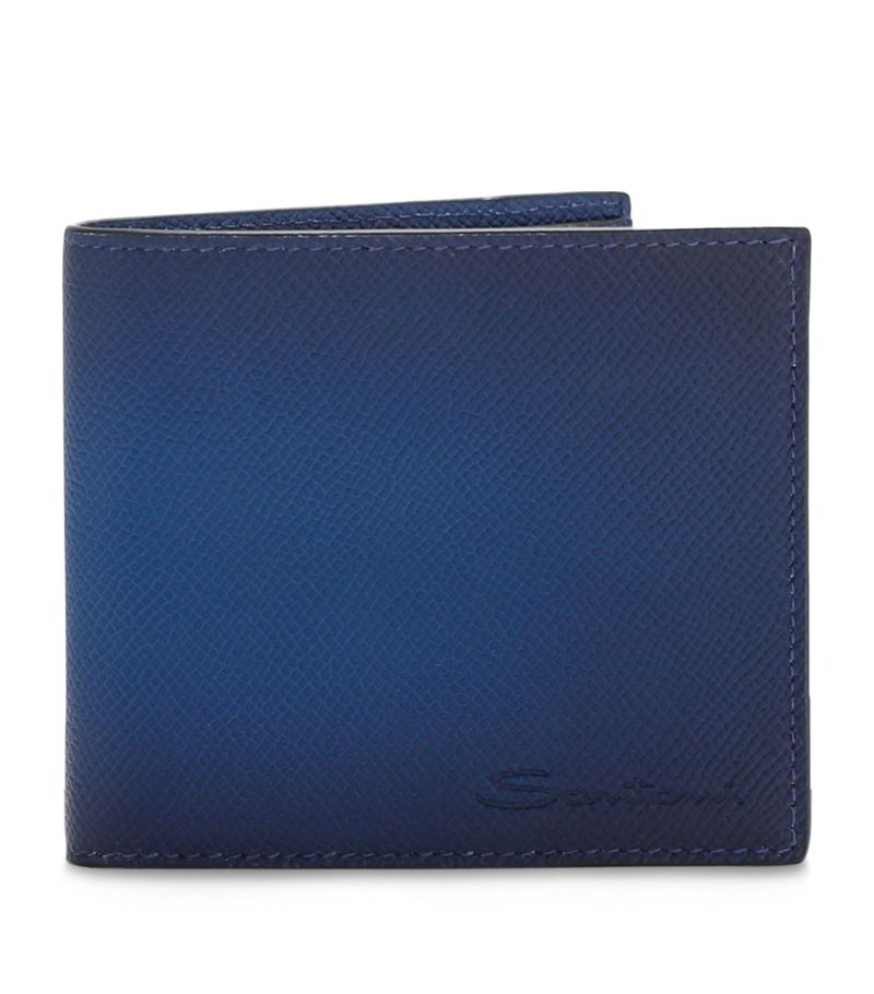 Santoni Santoni Leather Ombré Bifold Wallet