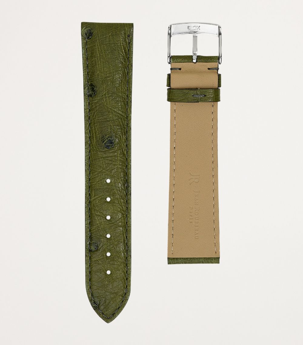 Jean Rousseau Jean Rousseau Ostrich Classic 3.5 Watch Strap (18Mm)