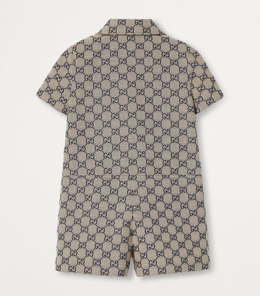 Gucci Gucci Kids Original Gg Canvas Playsuit (4-12 Years)