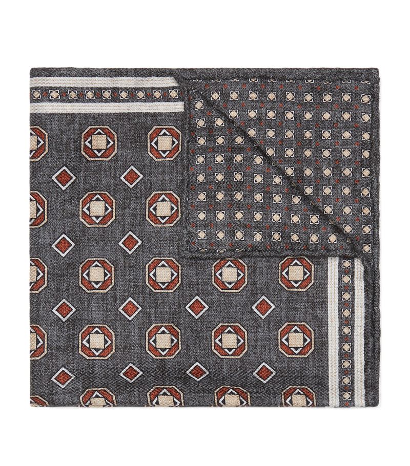 Brunello Cucinelli Brunello Cucinelli Silk Double-Sided Pocket Square