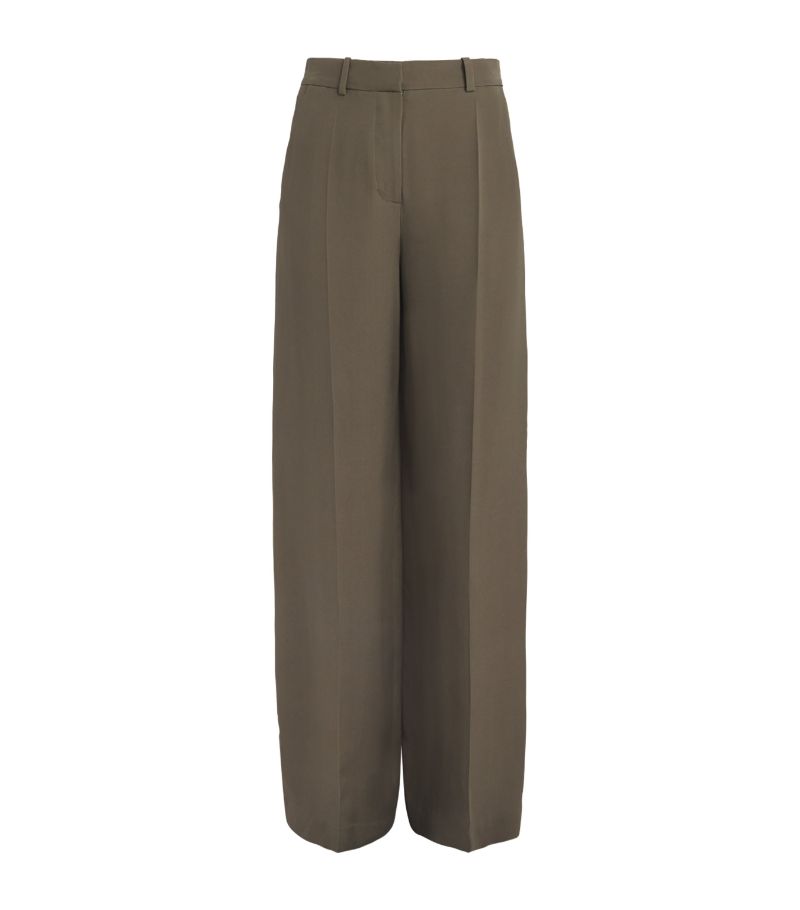 Joseph Joseph Silk Crepe Alana Wide-Leg Trousers