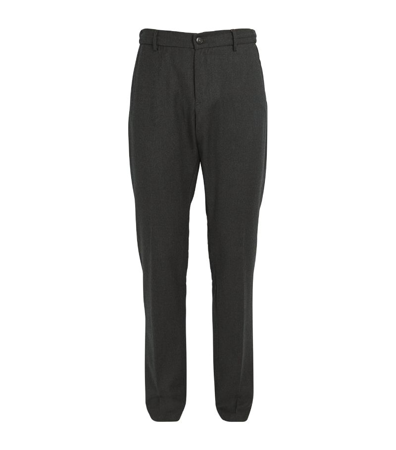 Canali Canali Wool-Blend Straight Trousers