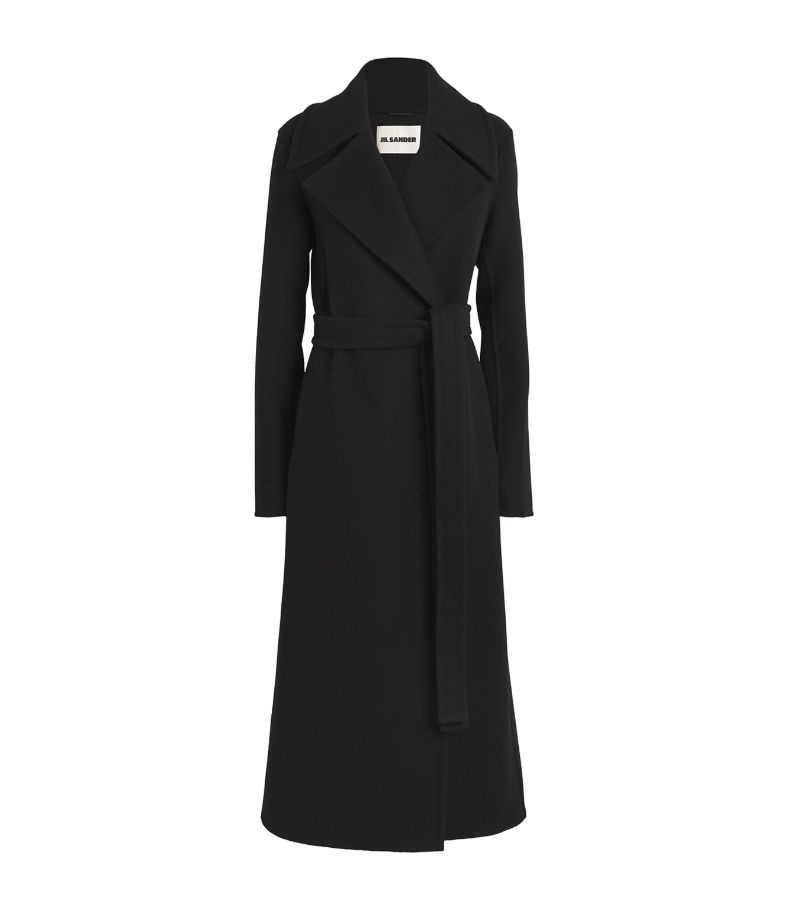 Jil Sander Jil Sander Cashmere Belted Wrap Coat