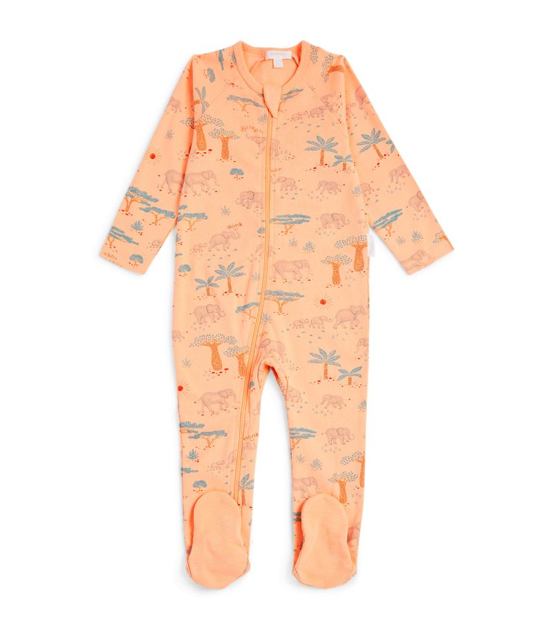 Purebaby Purebaby Elephant Print All-In-One (0-18 Months)