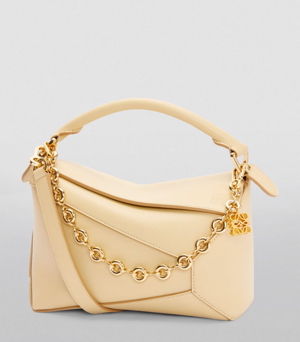 Loewe Loewe Exclusive Small Leather Puzzle Edge Top-Handle Bag