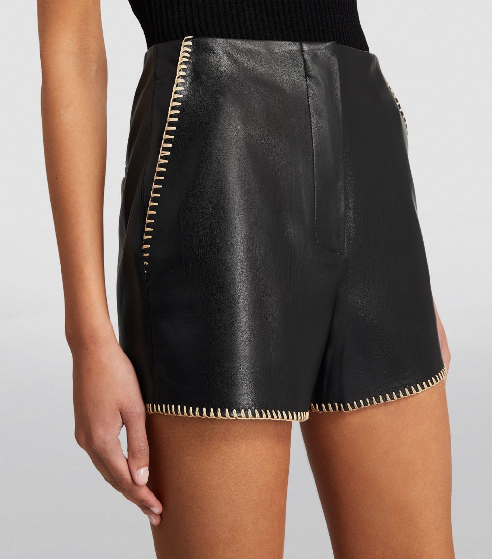 Nanushka Nanushka Faux Leather Elza Shorts