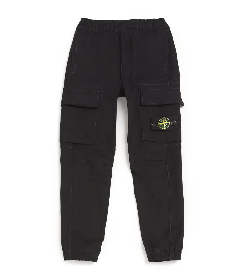 Stone Island Junior Stone Island Junior Logo Cargo Trousers (4-14 Years)