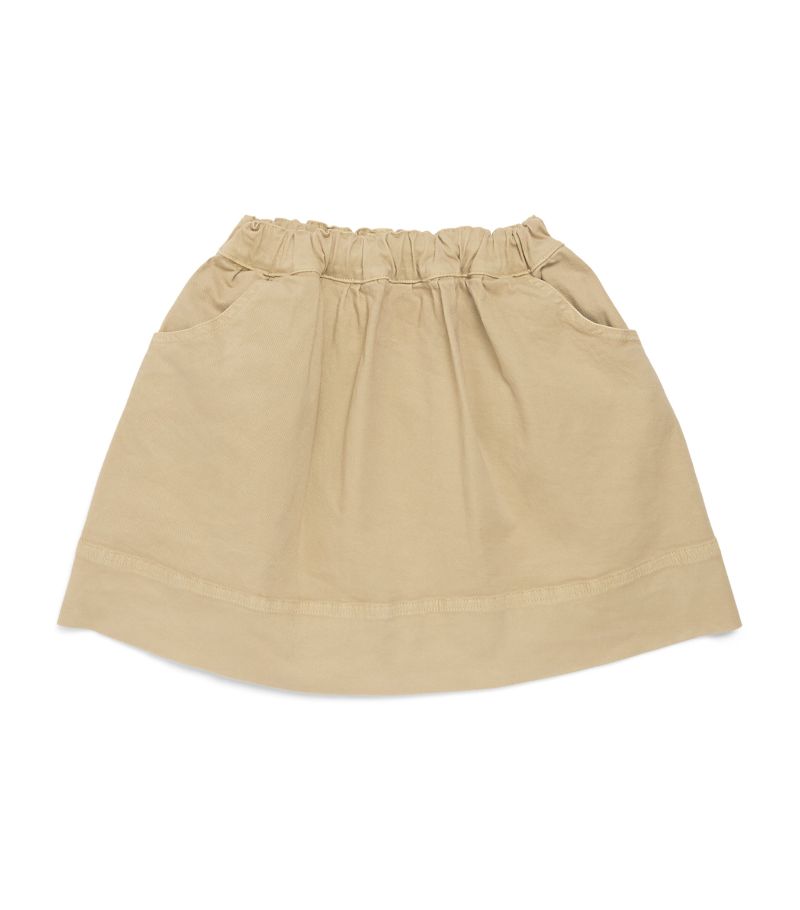 Il Gufo Il Gufo Stretch-Cotton Bermuda Skirt (3-14 Years)