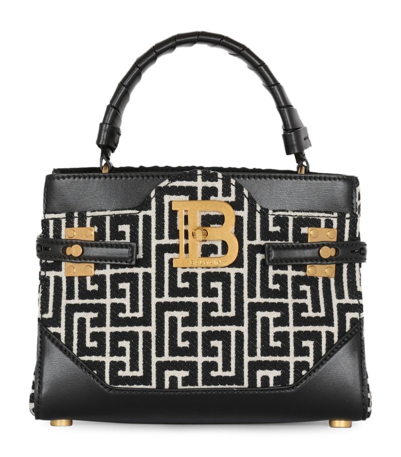 Balmain Balmain Monogram B-Buzz 22 Top-Handle Bag