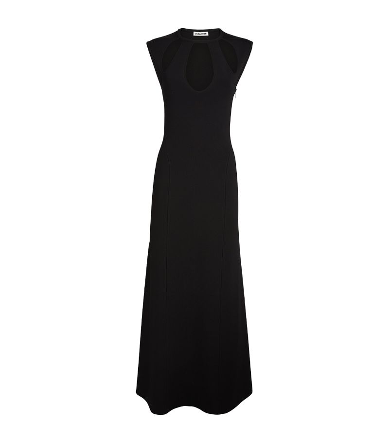 Jil Sander Jil Sander Cut-Out-Detail Maxi Dress