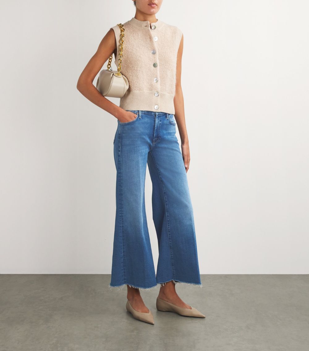 Mother Mother The Roller Fray Wide-Leg Jeans