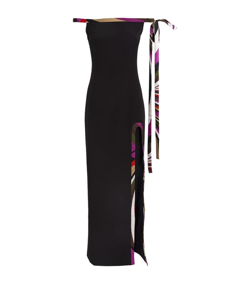 Emilio Pucci Pucci Off-The-Shoulder Maxi Dress