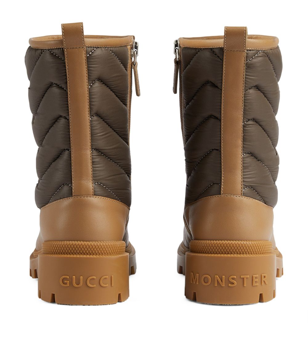 Gucci Gucci Kids Padded Horsebit Boots