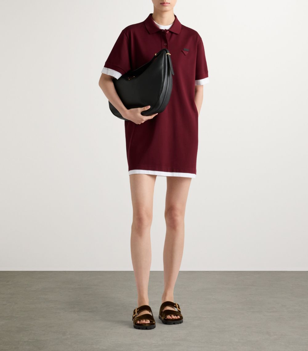 Prada Prada Polo-Neck Mini Dress