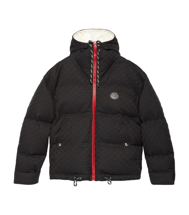 Gucci Gucci Cotton Canvas Gg Puffer Jacket