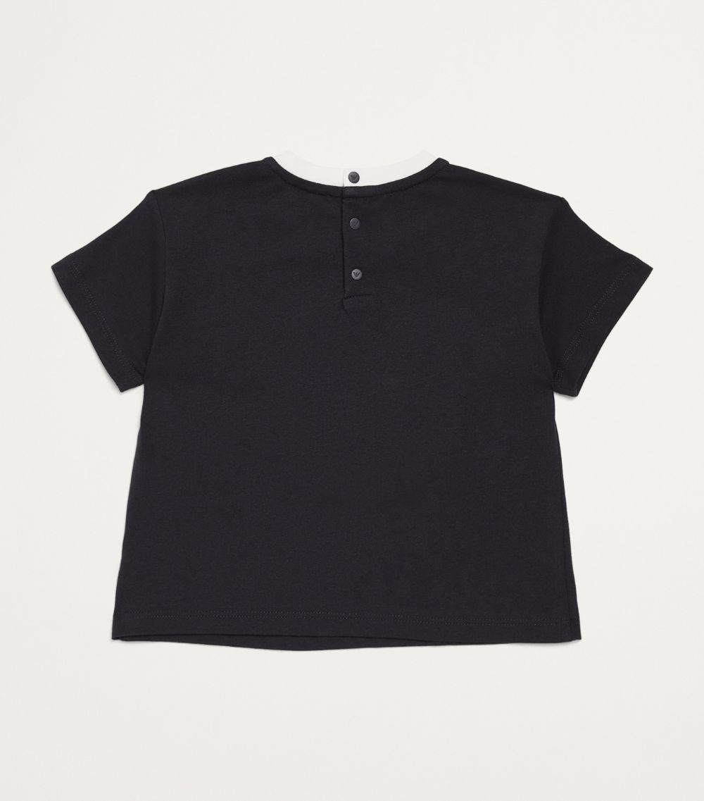 Emporio Armani Kids Emporio Armani Kids Cotton Logo T-Shirt (6-36 Months)