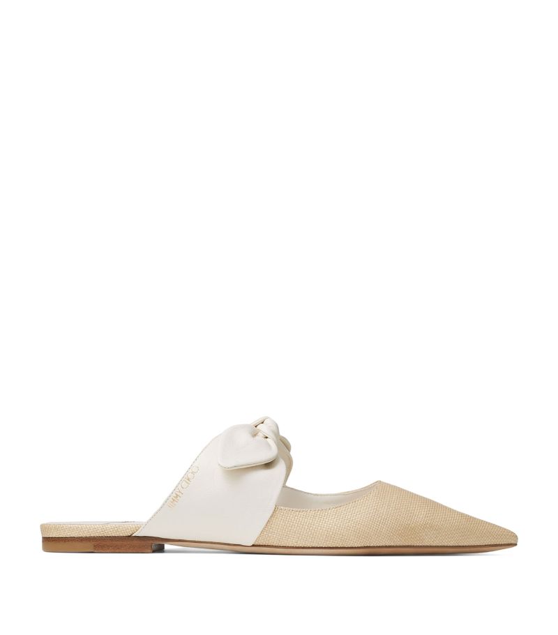 Jimmy Choo Jimmy Choo Rali 75 Leather Flat Mules