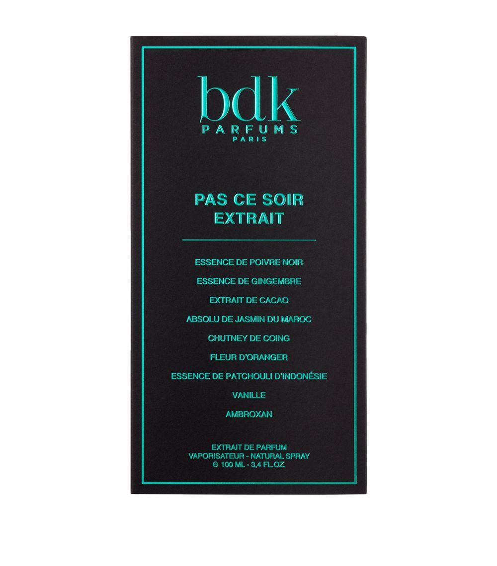 Bdk Parfums Bdk Parfums Pas Ce Soir Extrait Eau De Parfum (100Ml)