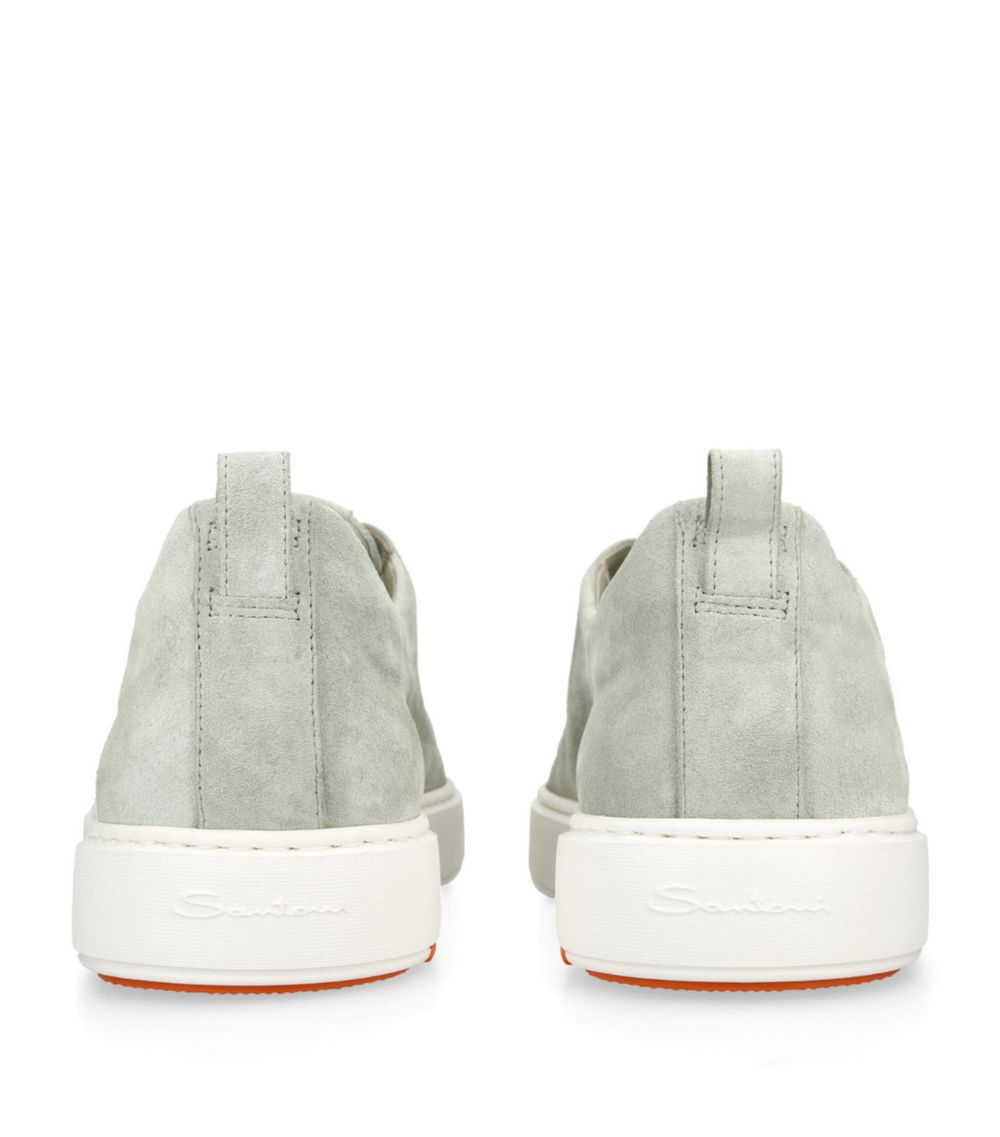 Santoni Santoni Suede Slip-On Clean Icon Sneakers