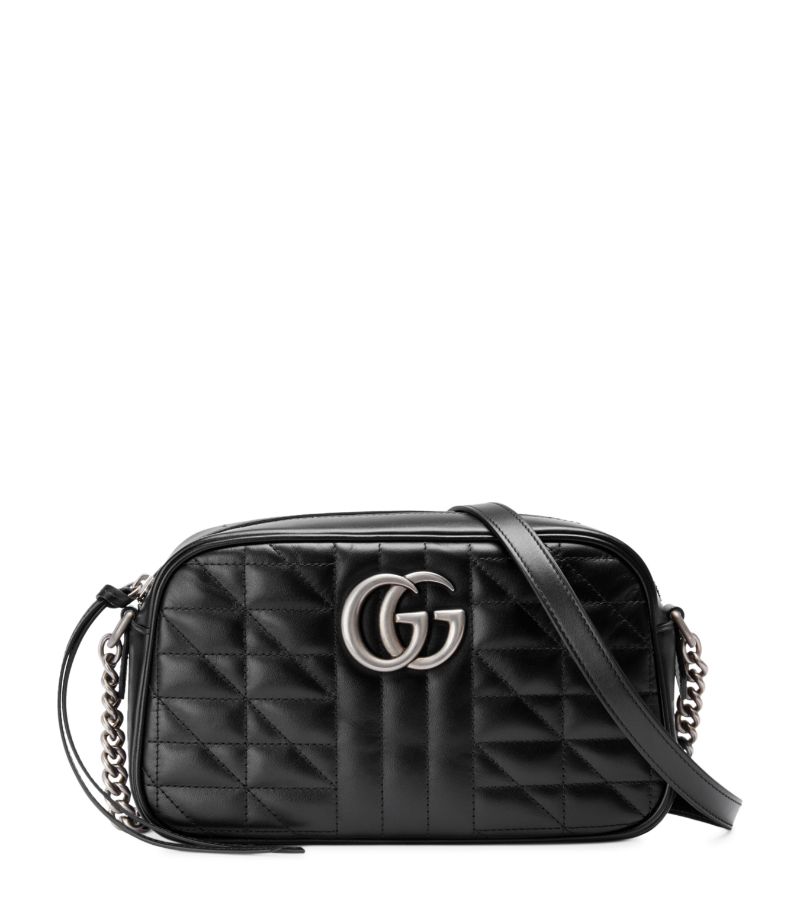 Gucci Gucci Small Leather Marmont Matelassé Cross-Body Bag