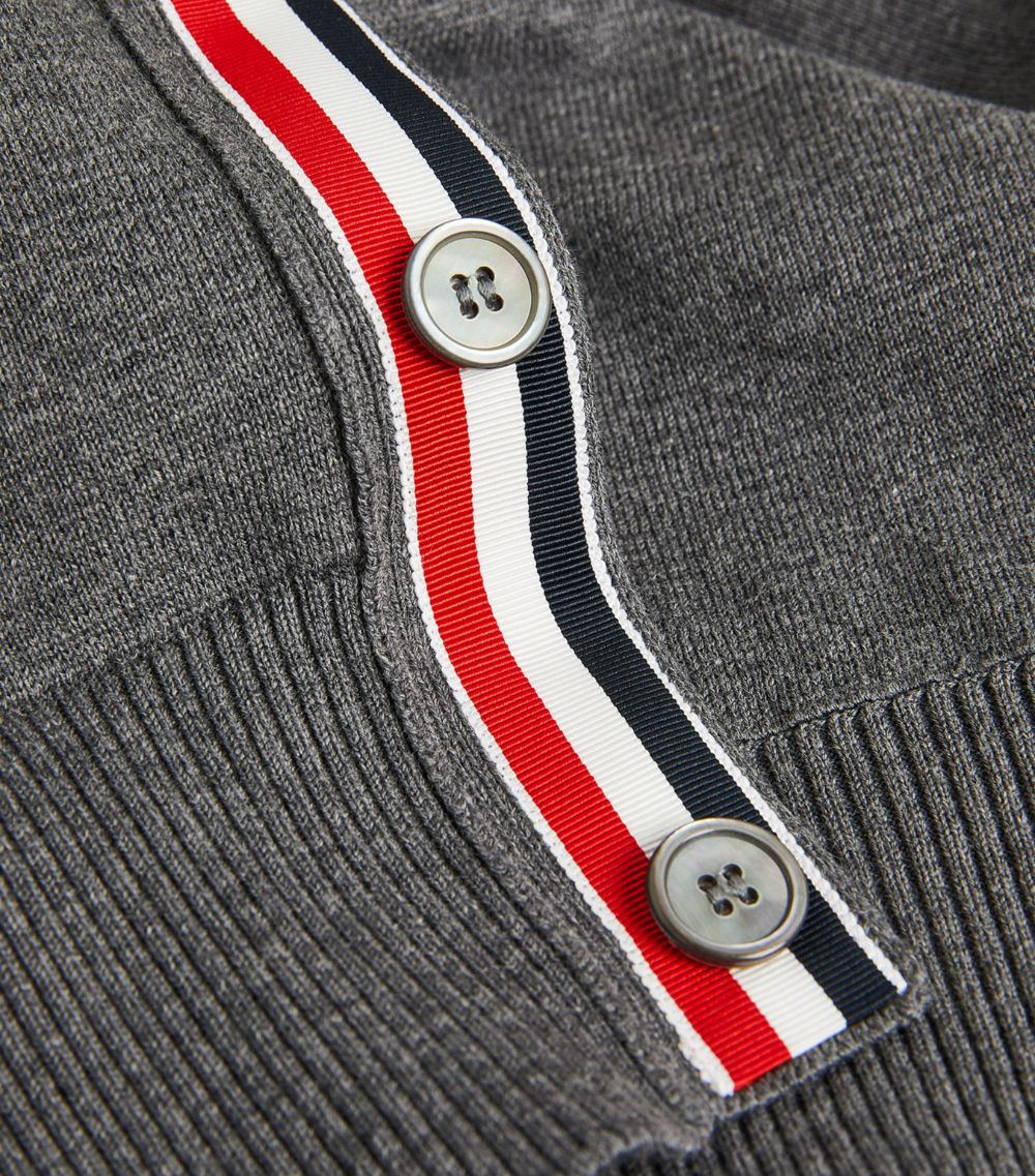 Thom Browne Thom Browne Cotton 4-Bar Stripe Cardigan