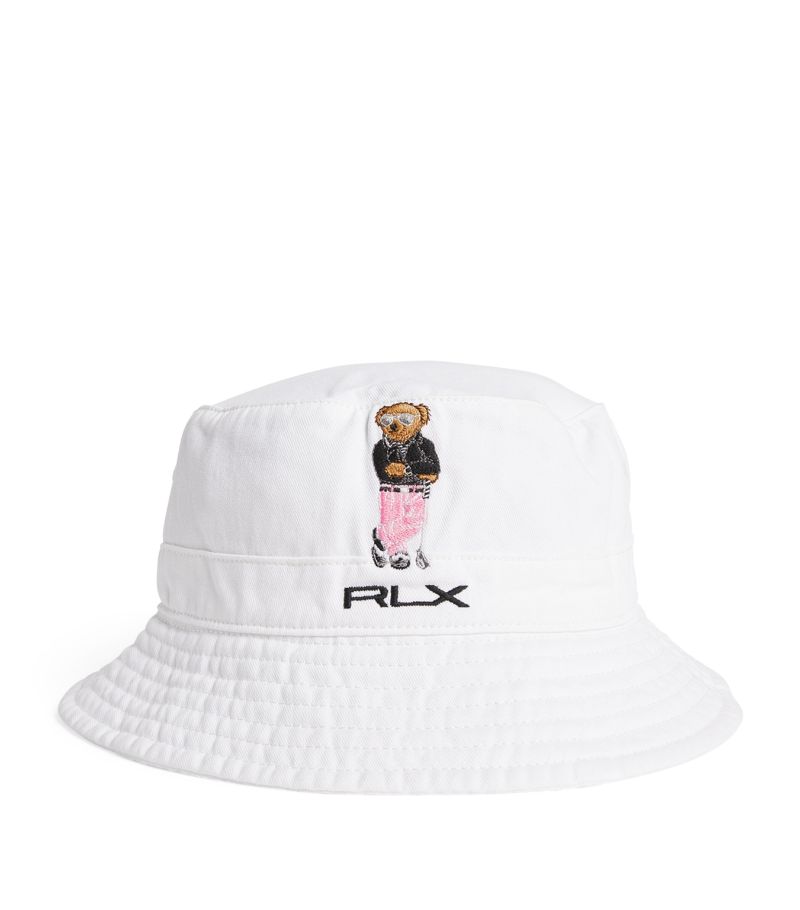 Rlx Ralph Lauren Rlx Ralph Lauren Embroidered Polo Bear Bucket Hat