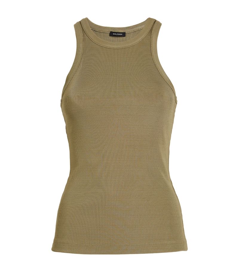 Goldsign GOLDSIGN Ribbed Laurel Tank Top