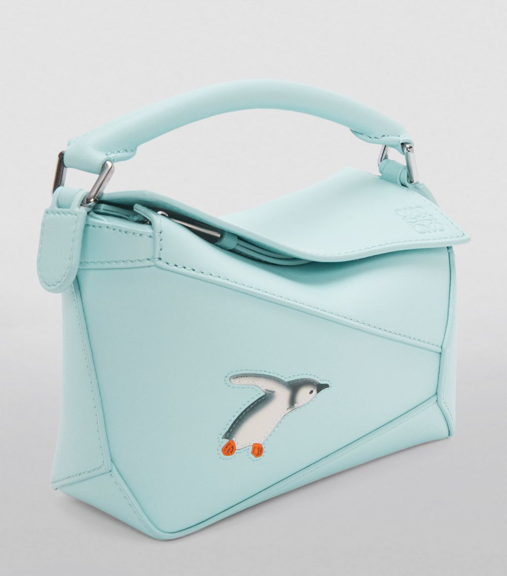 Loewe LOEWE x Suna Fujita Mini Puzzle Edge Top-Handle Bag