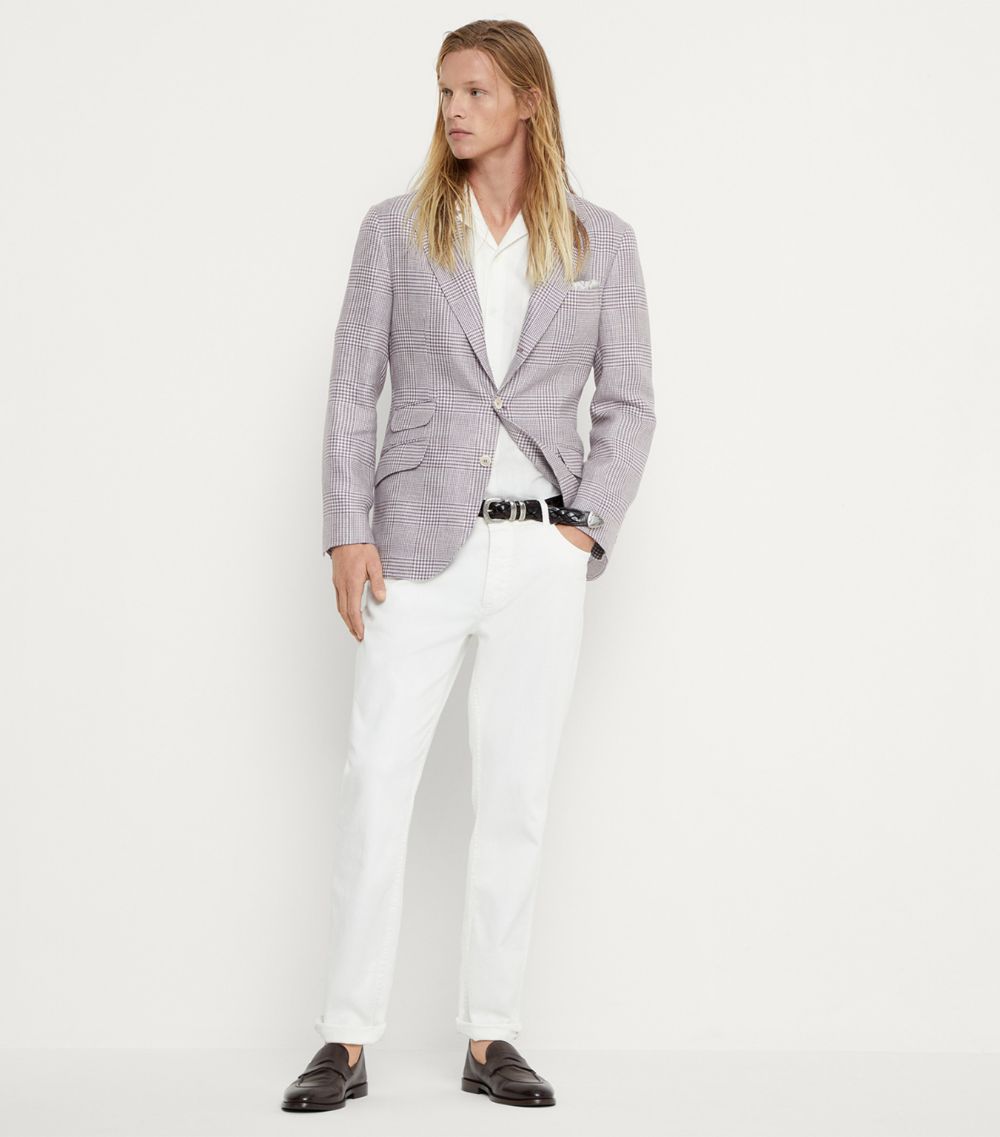 Brunello Cucinelli Brunello Cucinelli Linen-Blend Deconstructed Cavallo Blazer