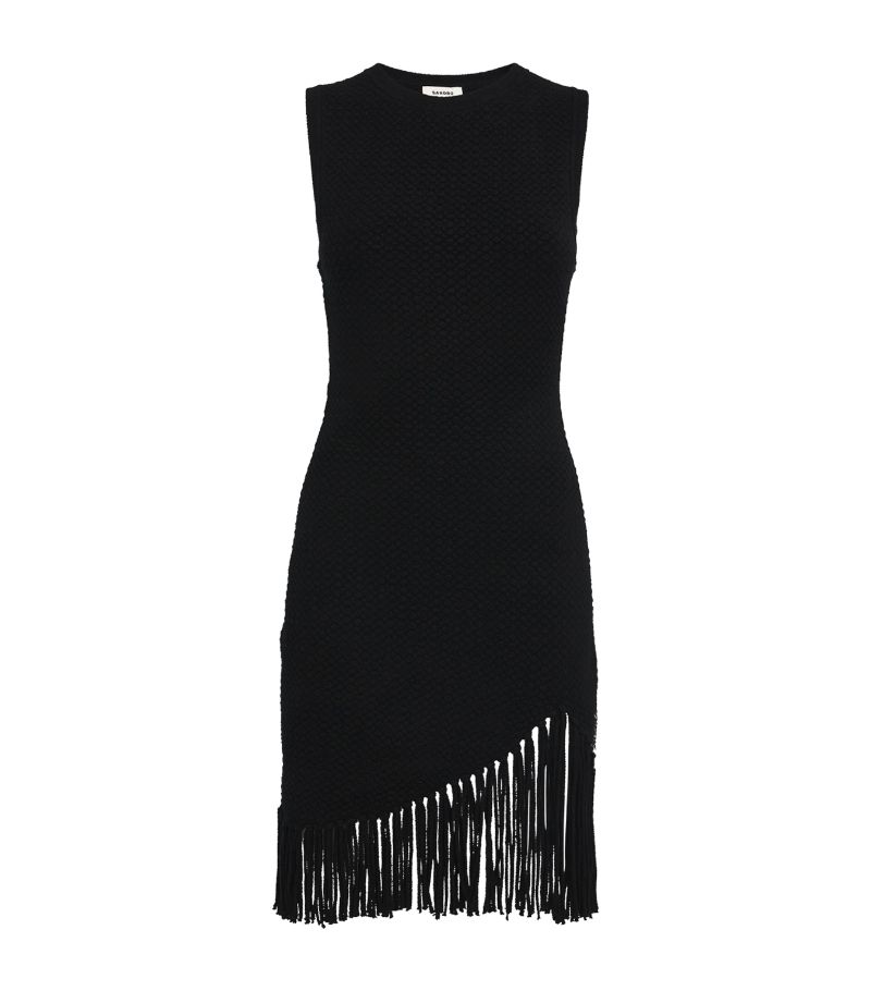  Sandro Fringed Mini Dress