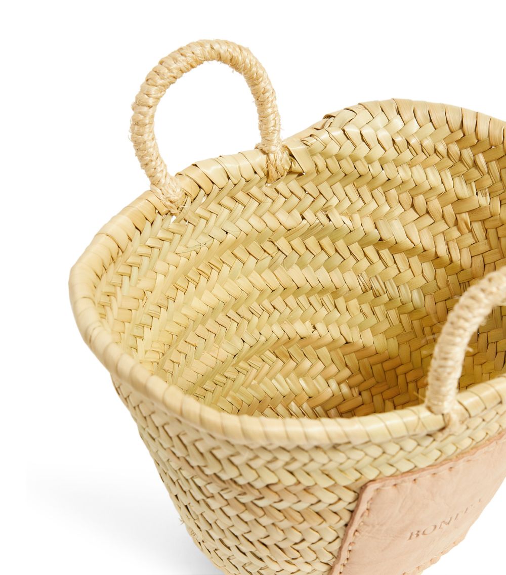 Bonita Bonita Small Palm Logo Basket Bag