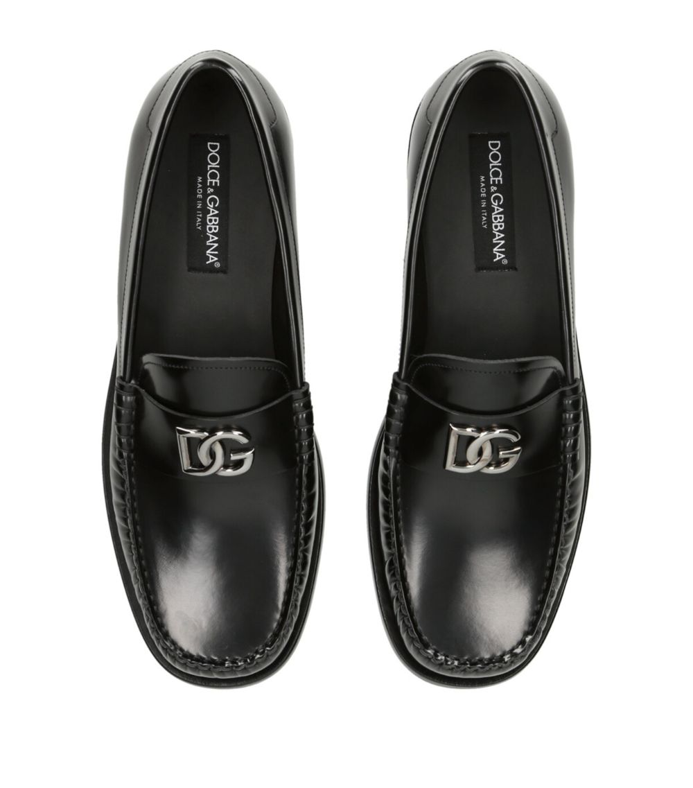 Dolce & Gabbana Dolce & Gabbana Leather Dg Loafers