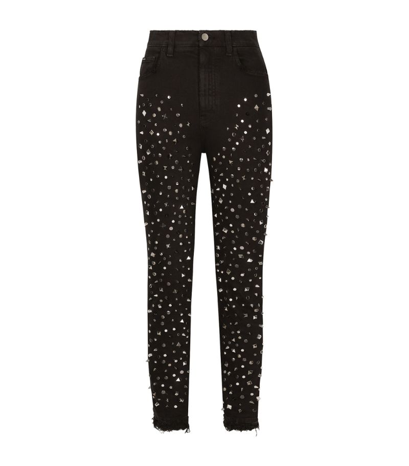 Dolce & Gabbana Dolce & Gabbana Embellished Skinny Jeans