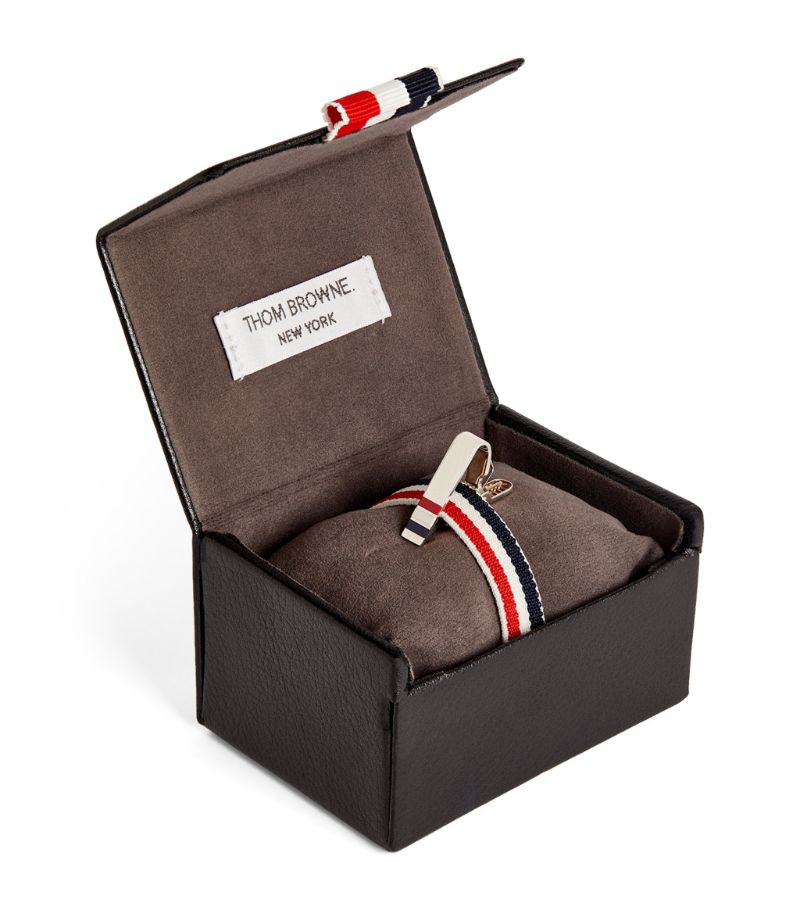 Thom Browne Thom Browne Sterling Silver Short Tie Clip