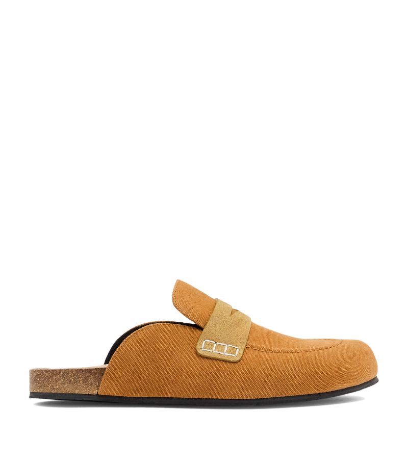Jw Anderson Jw Anderson Suede Loafer Mules