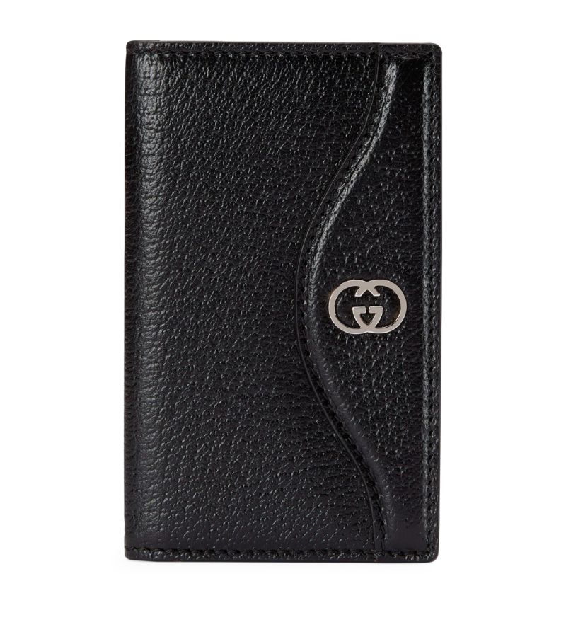 Gucci Gucci Leather Interlocking G Card Holder