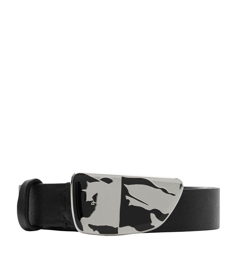 Burberry Burberry Leather Shield Ekd Belt