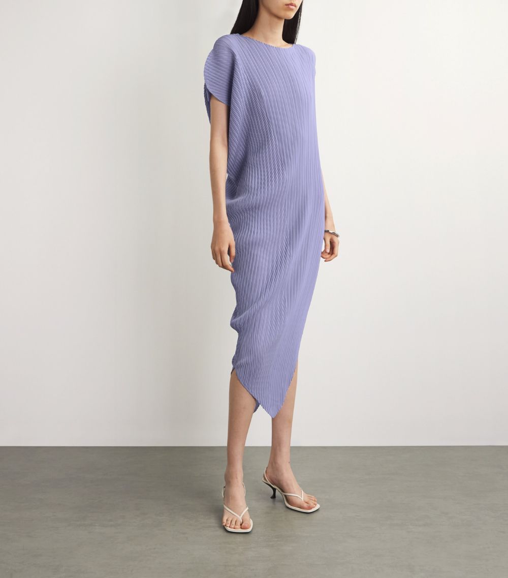 Issey Miyake Issey Miyake Leaf Pleats Midi Dress