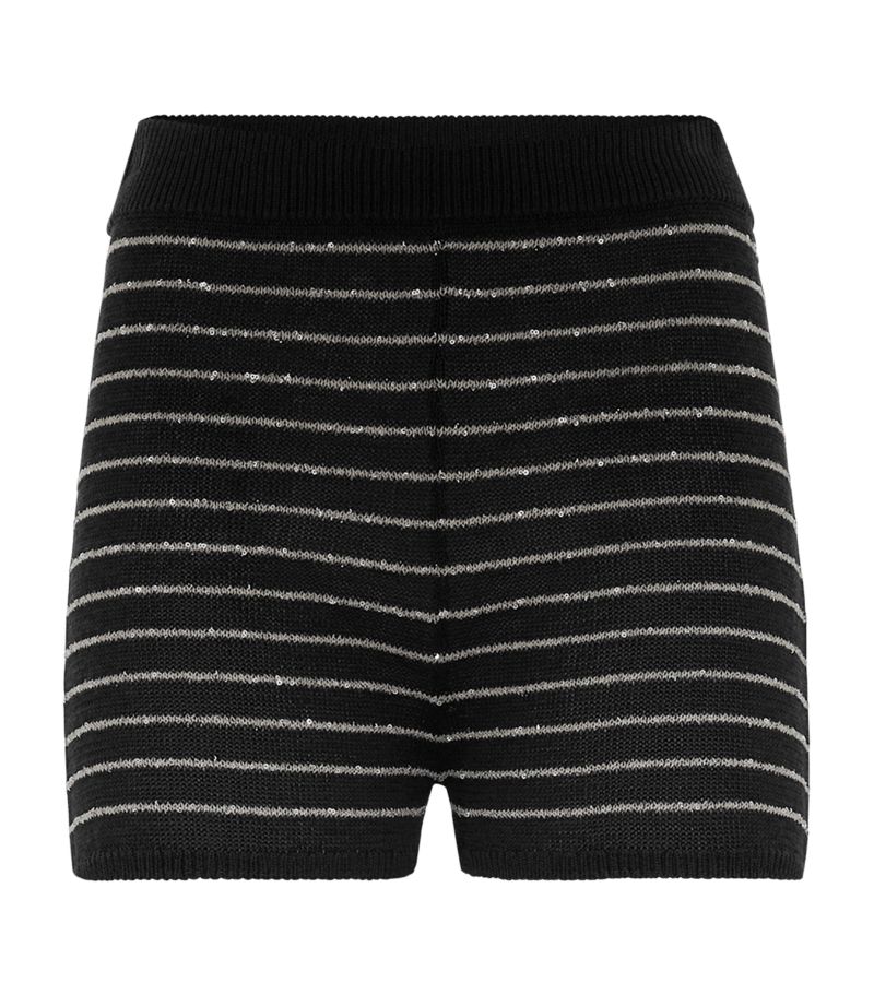 Brunello Cucinelli Brunello Cucinelli Cotton-Knit Striped Shorts