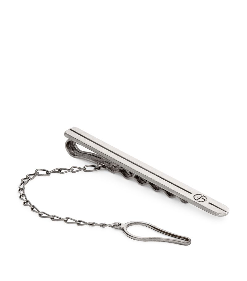 Giorgio Armani Giorgio Armani Sterling Silver Tie Clip