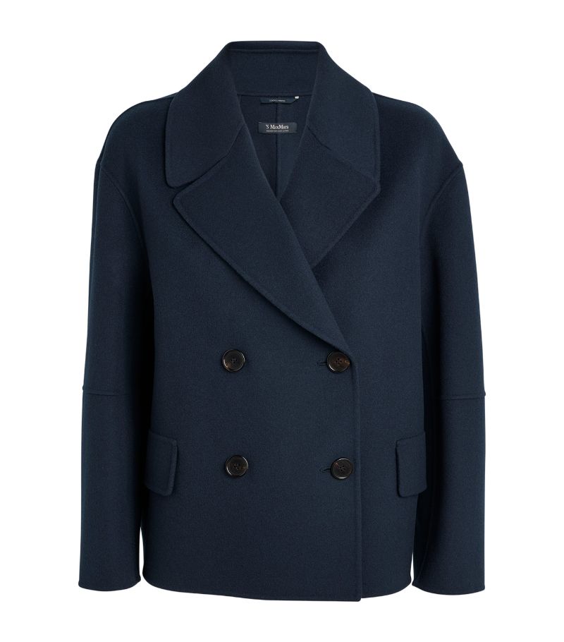 Max Mara Max Mara Virgin Wool Double-Breasted Jacket