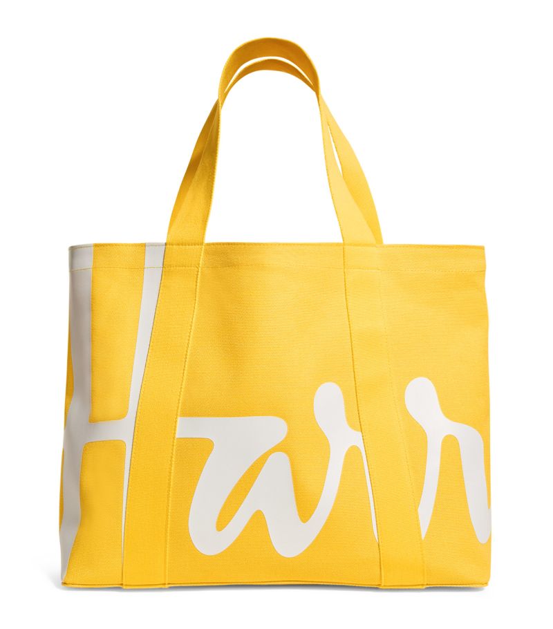 Harrods Harrods Medium Cotton Logo Tote Bag