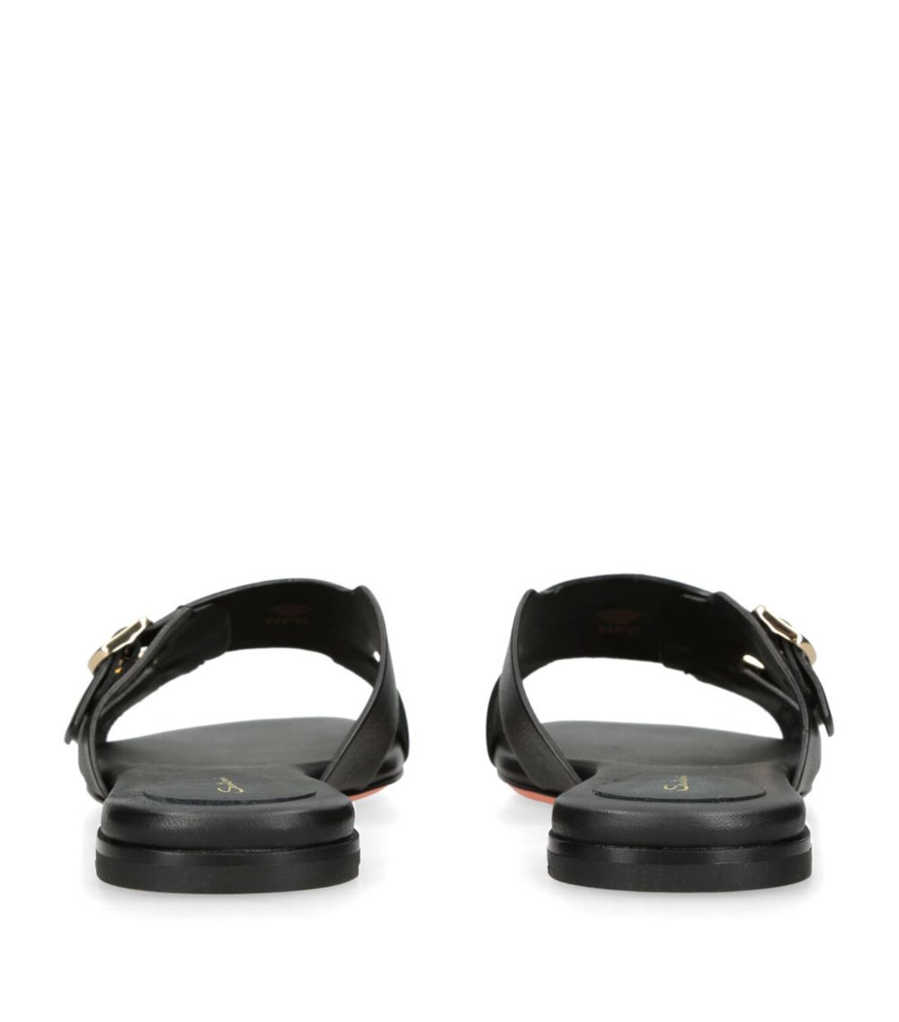 Santoni Santoni Leather Foresaw Sandals