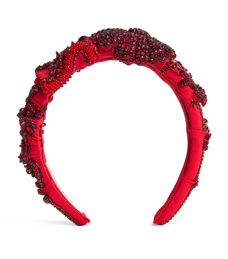 Jennifer Behr Jennifer Behr Beaded Scarlet Headband