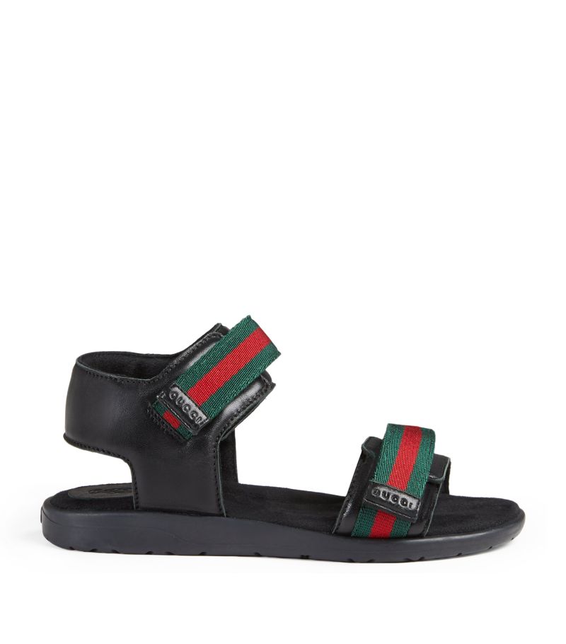 Gucci Gucci Kids Leather Sandals