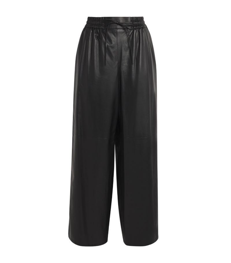 Yves Salomon Yves Salomon Lambskin Wide-Leg Trousers