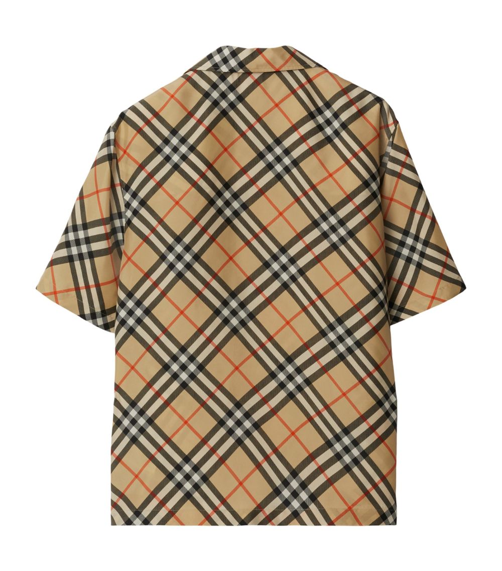 Burberry Burberry Silk Burberry-Check Shirt