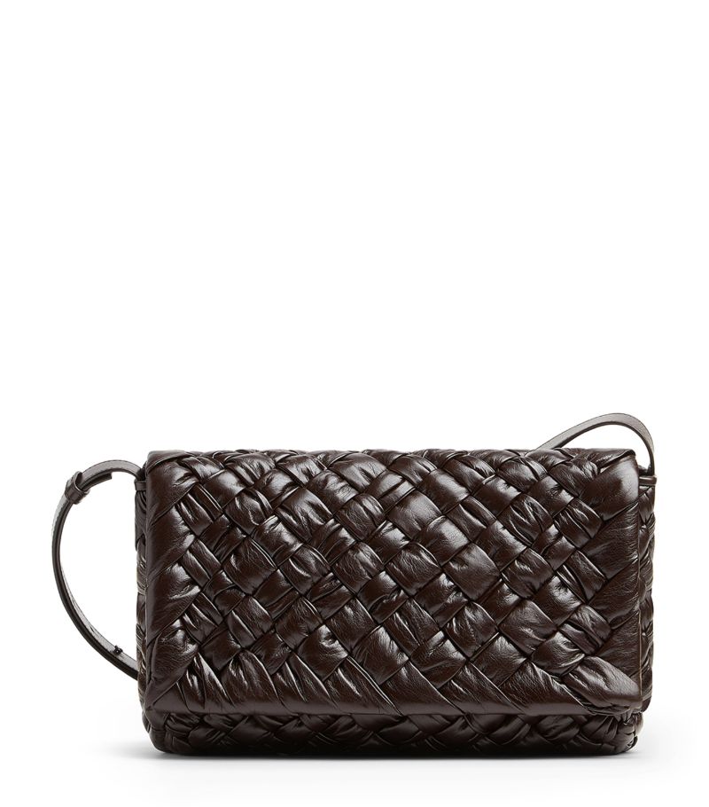 Bottega Veneta Bottega Veneta Medium Leather Rumple Messenger Bag