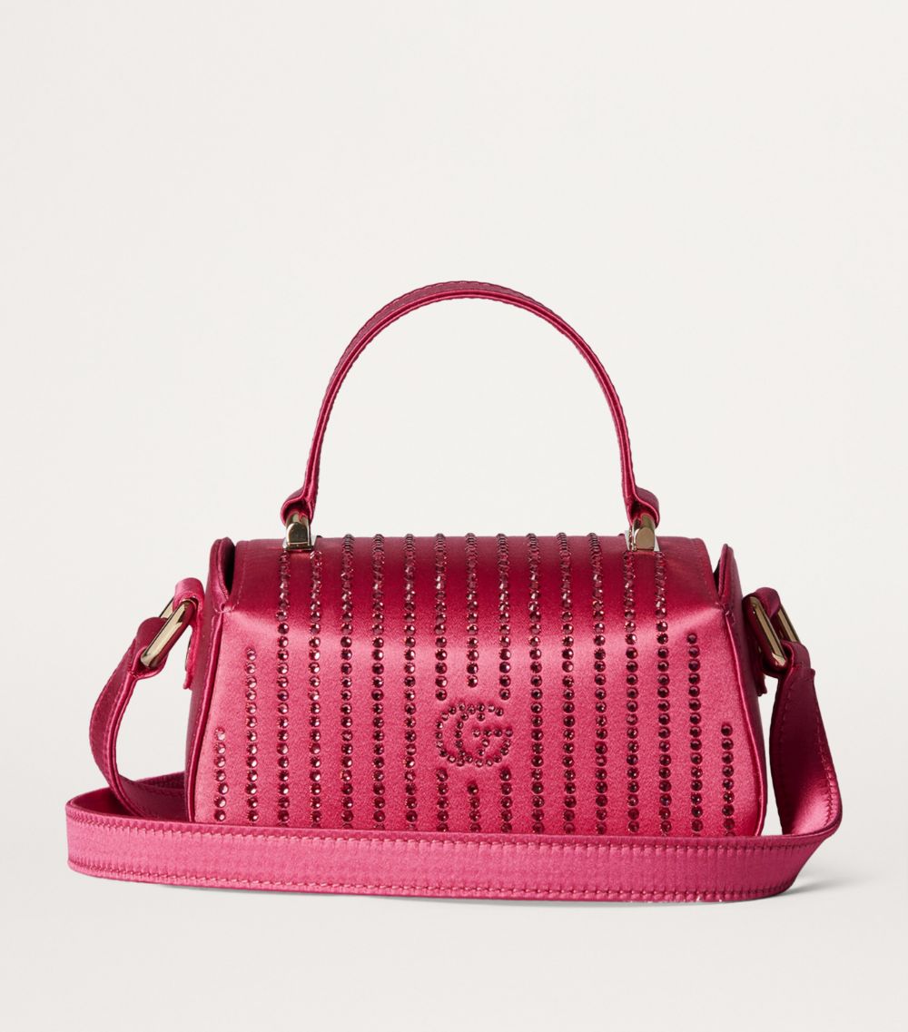 Gucci Gucci Kids Crystal-Embellished Top-Handle Bag