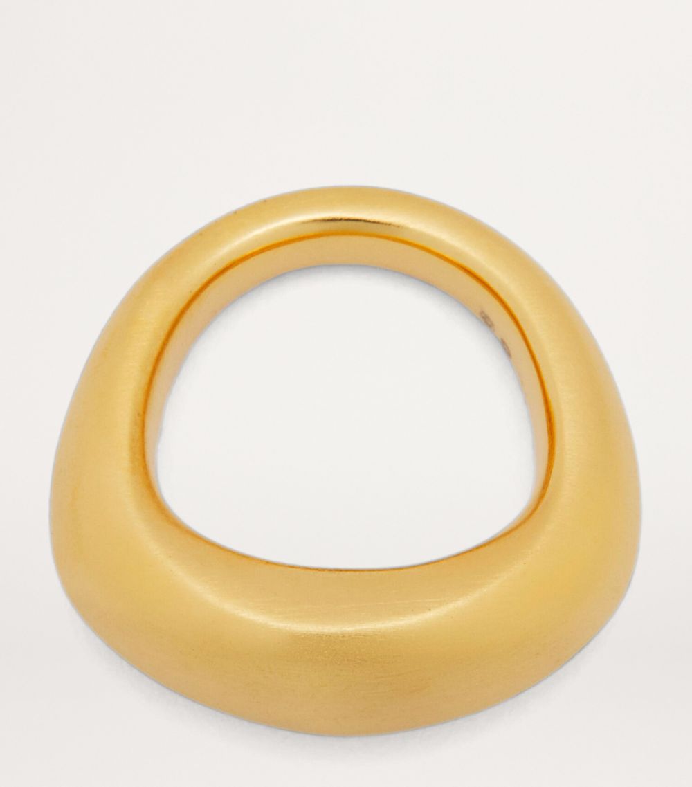 Loewe Loewe Gold-Plated Signet Ring